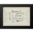 thumbnail image 2 of Goldberger, Jennifer 18x14 Black Modern Framed Museum Art Print Titled - Keepsake Keys I, 2 of 5