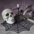 thumbnail image 3 of Horror Props Lace Spiderweb Fireplace Mantle Scarf Cover Tablecloth Placemat Curtain Cosplay Party Supplies, 3 of 17