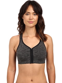 jockey zipper front sports bra