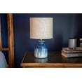 thumbnail image 2 of Better Homes & Gardens Ceramic Table Lamp, Ombre Blue Drip Glaze Finish, 2 of 8