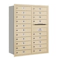 thumbnail image 4 of 11 Door High Recessed Mounted 4C Horizontal Mailbox with 20 Doors in Aluminum with USPS Access - Rear Loading, 4 of 4