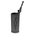 thumbnail image 2 of Alba PMTRIA2N 10.25 in. x 10.25 in. x 23.67 in. Triangular Steel/Plastic Umbrella Stand - Black, 2 of 4