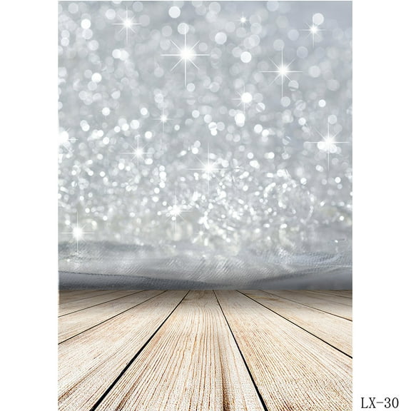 Light Spot Bokeh Glitter Wooden Floor Baby Portrait Photography Backdrops Props Photo Studio Backgrounds LX-04