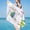 B, variant on WJHWSX Microfiber Beach Towel,Beach Towels Clearance,Lightweight,Printed,Rectangle,Polyester,Multi-color,75*150cm