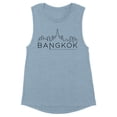 thumbnail image 1 of Skyline Bangkok Women's Muscle Tank X-Small Stonewash Denim, 1 of 5
