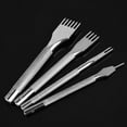 thumbnail image 4 of Leather Punch Tool4PCS Leather Craft Hole Stitching Punch Tool Hole Punch Stitching Superior Craftsmanship, 4 of 8