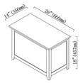 thumbnail image 6 of Eccostyle Solid Bamboo Storage Chest Bench - Brushed Brown, 6 of 6
