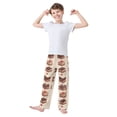 thumbnail image 2 of FORMRS Boys Pajama Pants with Pockets Size 11-12Y Kids Lounge Sleep Bottoms, Pink Cakes, 2 of 8