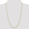 thumbnail image 2 of 14K Yellow Gold 2.25mm Diamond Cut Quadruple Rope Chain Female Adult Necklace 18", 2 of 5