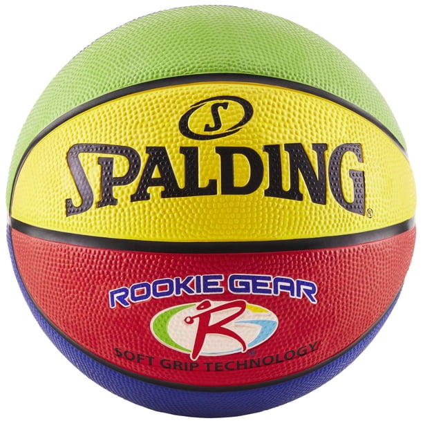 Equipo de baloncesto Spalding NBA Rookie Gear para jóvenes, para interiores y exteriores, 27,5 cm