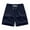 Dark Blue, variant on Men's Shorts Elastic Waist Big And Tall Under $10 Solid Color Polyester Shorts Outdoor Casual Sports Beach Pants