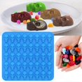 thumbnail image 3 of 40-Cavity Skull Mold for Halloween Chocolate, Candy, and Ice - Non-Stick DIY Baking Tray for Horror Party Decor, 3 of 5