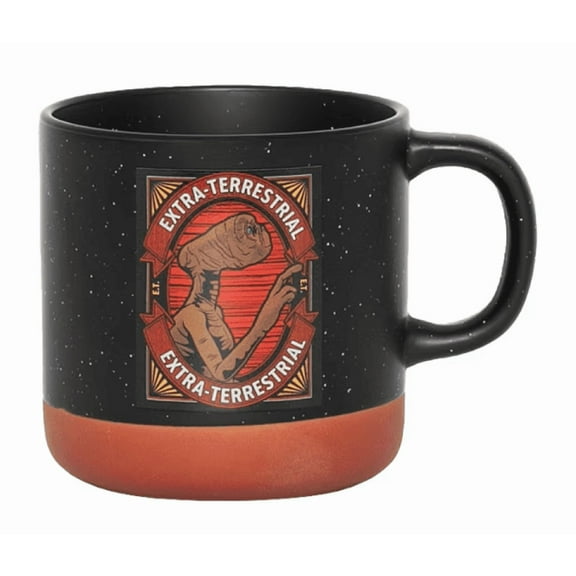 Universal Studios E.T. Extra Terrestrial Wood Block Coffee Mug New With Tag