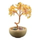 thumbnail image 1 of Estatua del árbol del dinero, figura decorativa, colección, escultura de prosperidad, arte artesanal. amarillo, 1 of 9