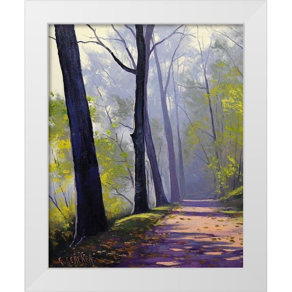 Gercken, Graham 15x18 White Modern Wood Framed Museum Art Print Titled - Forest Trail