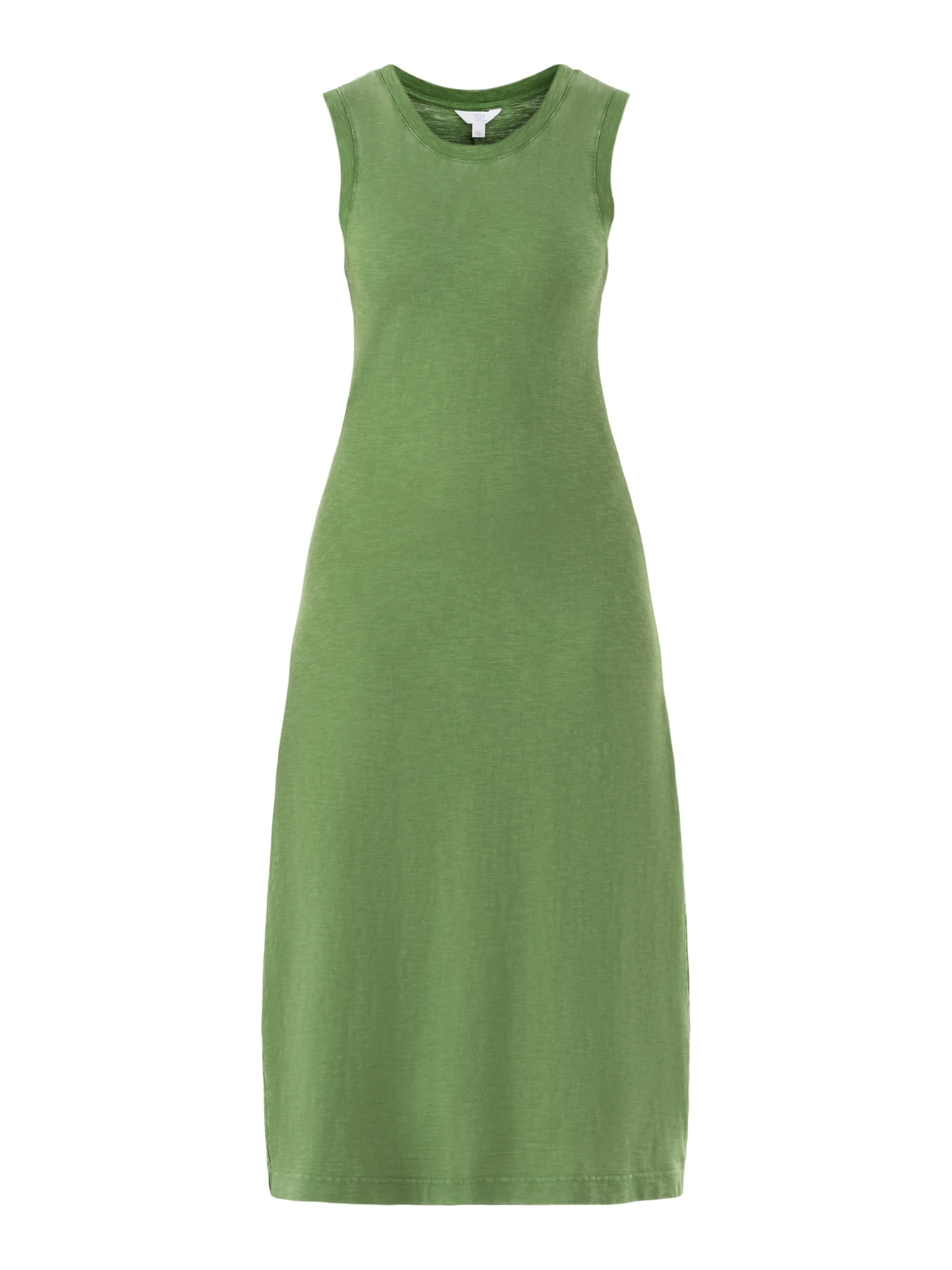 Time and Tru Women's and Women's Plus Slub Cotton Tank Midi Dress, Sizes XS-XXXL