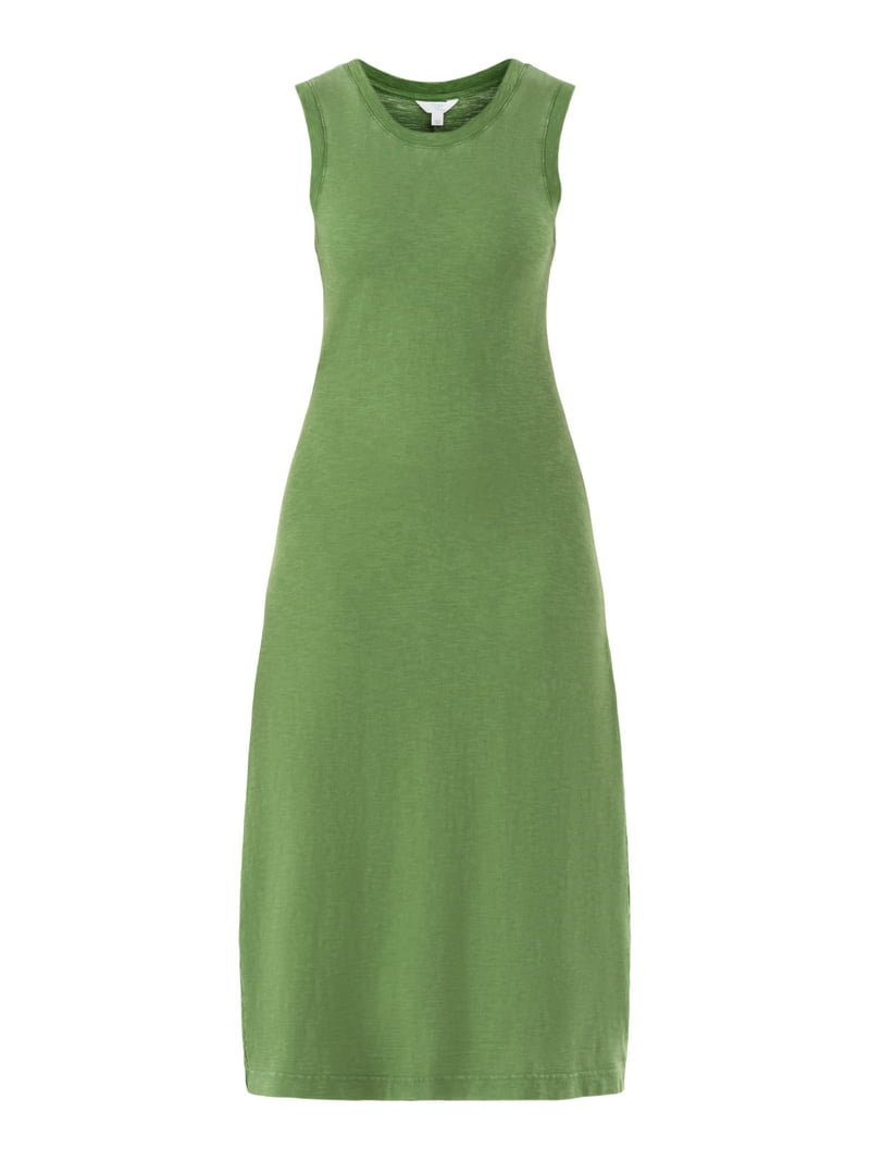 slub cotton midi tank dress Time and Tru Women's and Women's Plus Slub Cotton Tank Midi Dress, Sizes  XS-XXXL