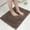 Brown, variant on FloorHug Bathroom Rugs 20"x30", Chenille Bath Rugs Washable for Bathroom Floor, Soft and Absorbent Bath Mat Non-Slip, 1.2" Thick Plush Fluffy Bathroom Mat for Tub and Shower, Black