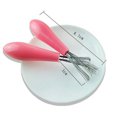 thumbnail image 2 of Mini Pink Hair Straightener Brush Hair straightener Cleaner Cleaning Embedded Plastic Hair Cleaner Remover Tool, 2 of 7