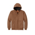 thumbnail image 3 of CornerStone Unisex Duck Cloth Hooded Work Jacket | Zip Up Outerwear for Men & Women with Insulated Hood & Hand Warmer Pockets, 3 of 4