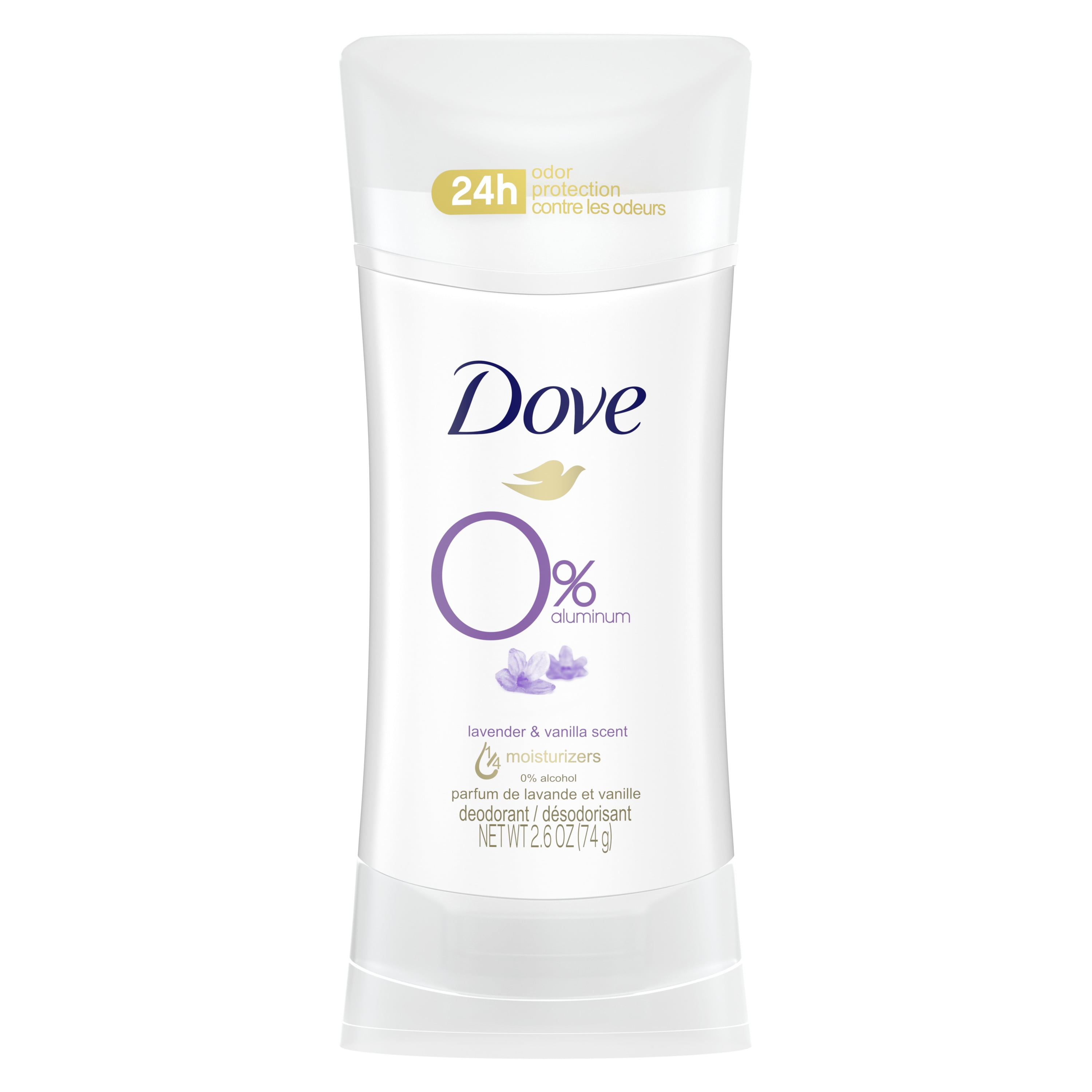 Dove 0 Aluminum Lavender+Vanilla Deodorant 2.6 OZ
