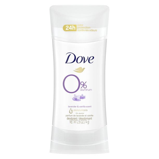 Dove 0 Aluminum Lavender+Vanilla Deodorant 2.6 OZ