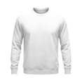 thumbnail image 6 of OIOLOYJM Mens Sweatshirt Long Sleeve Casual Crewneck Loose Fit Athletic Sweatshirts Retro Classic Warm Tops White S, 6 of 6