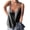 Black, variant on Joernso Women Casual Solid Color Sleeveless Low-cut Neck Tank Top Loose Cotton Vest