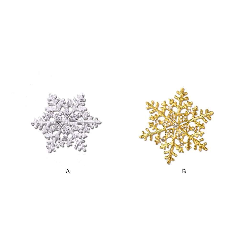 Broche Flocon De Neige Rotative Pour Femme – .floraltrip