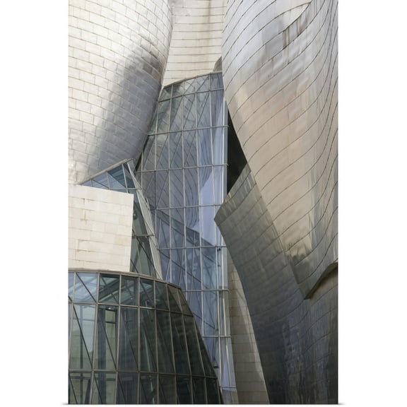 Great BIG Canvas | Rolled Cindy Miller Hopkins Poster Print entitled Spain, Bilbao. Guggenheim Museum