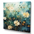 thumbnail image 2 of Designart "Green Blue Calm Oasis I" Abstract Botanicals Wall Art Living Room, 2 of 5