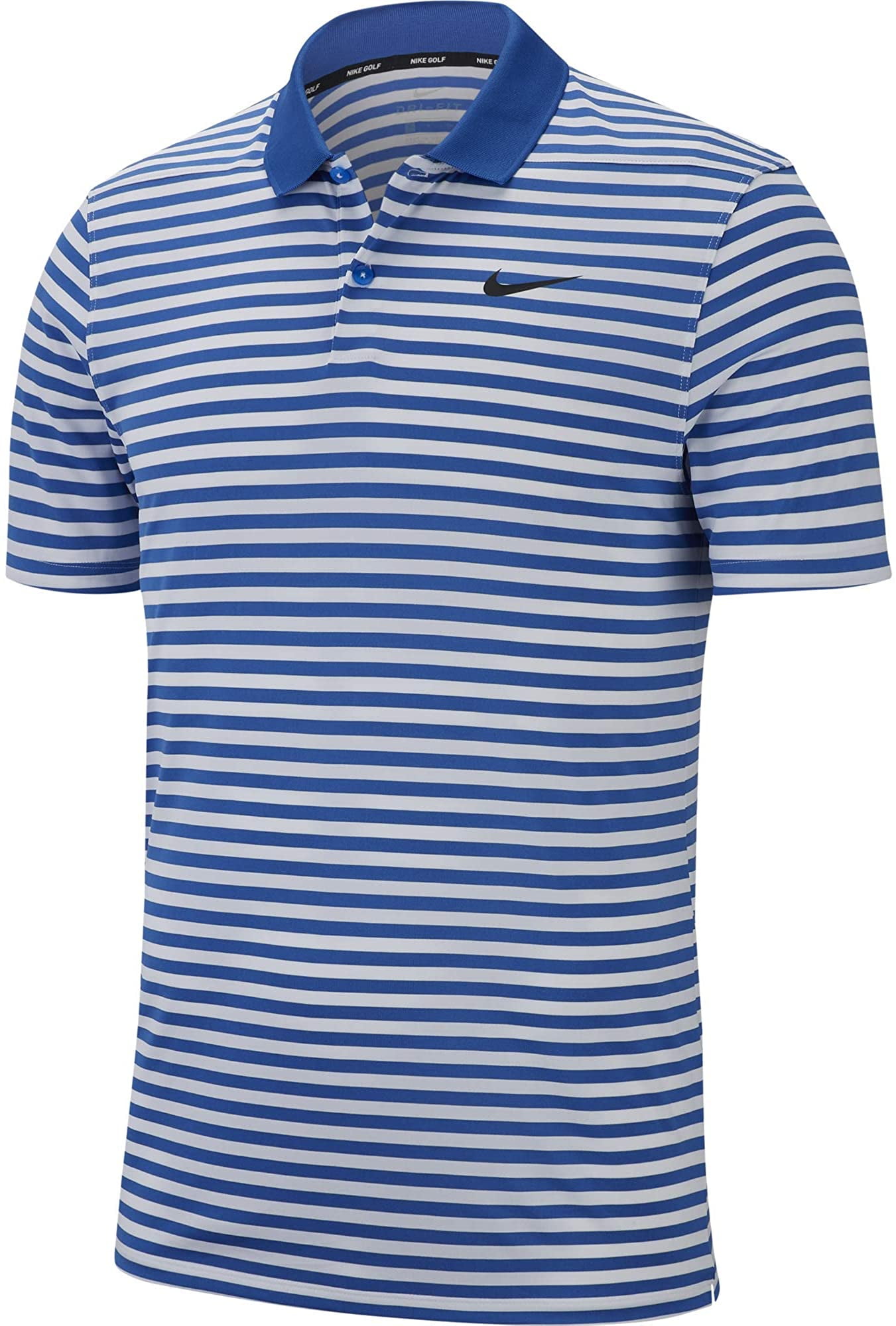nike men's dry victory polo stripe left chest