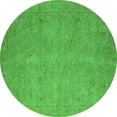 thumbnail image 1 of Ahgly Company Indoor Round Oriental Green Industrial Area Rugs, 8' Round, 1 of 4