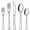 Silver, variant on Bestdin Cutlery Set for 8 People, 40 Pieces, Stainless Steel Cutlery Set with Knife, Fork, Spoon, High-Quality Stainless Steel Cutlery, Dishwasher Safe,Silver