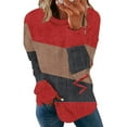 thumbnail image 1 of Chandails à Capuchon de Mode pour Femmes 2023 Col Rond Imprimé Fente Latérale Manches Longues Chandail à Capuchon Mode Veste 50 % de Réduction Costumes Halloween/noël, 1 of 5