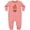 Mauve, variant on Apple of My Daddy's Eye Cute Red Apple Baby Fleece Romper