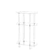 thumbnail image 4 of Mesa de acrílico rectangular, mesita de noche, mesa auxiliar de 3 niveles, compacta, minimalista, fácil de usar. Oval, 4 of 8