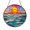 Acrylic 3.5 Inch, variant on Fantasy Sunrise Beach Acrylic Stained Glass Style Suncatcher – Handmade Window Hanging Art