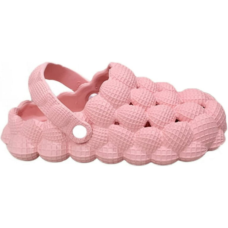 Massage Bubble Slides Slippers for Women Men With Heel Funny