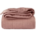 thumbnail image 2 of French Linen Box Stitch Quilt - Full/Queen - Clay | BOKSER HOME, 2 of 5