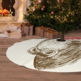 thumbnail image 6 of Lsque Cow Print Christmas Tree Skirt, Tree Skirt with Ties or Velcro, Perfect for Holiday Decorations, Halloween, and New Year-36", 6 of 7