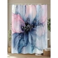 thumbnail image 4 of Pink Blue Gradient Shower Curtain, Abstract Art Marble Texture Waterproof Shower Curtain Set with 12 Hooks Lightweight Washable Fabric Shower Curtains for Bathroom 72x84 Inches, 4 of 6