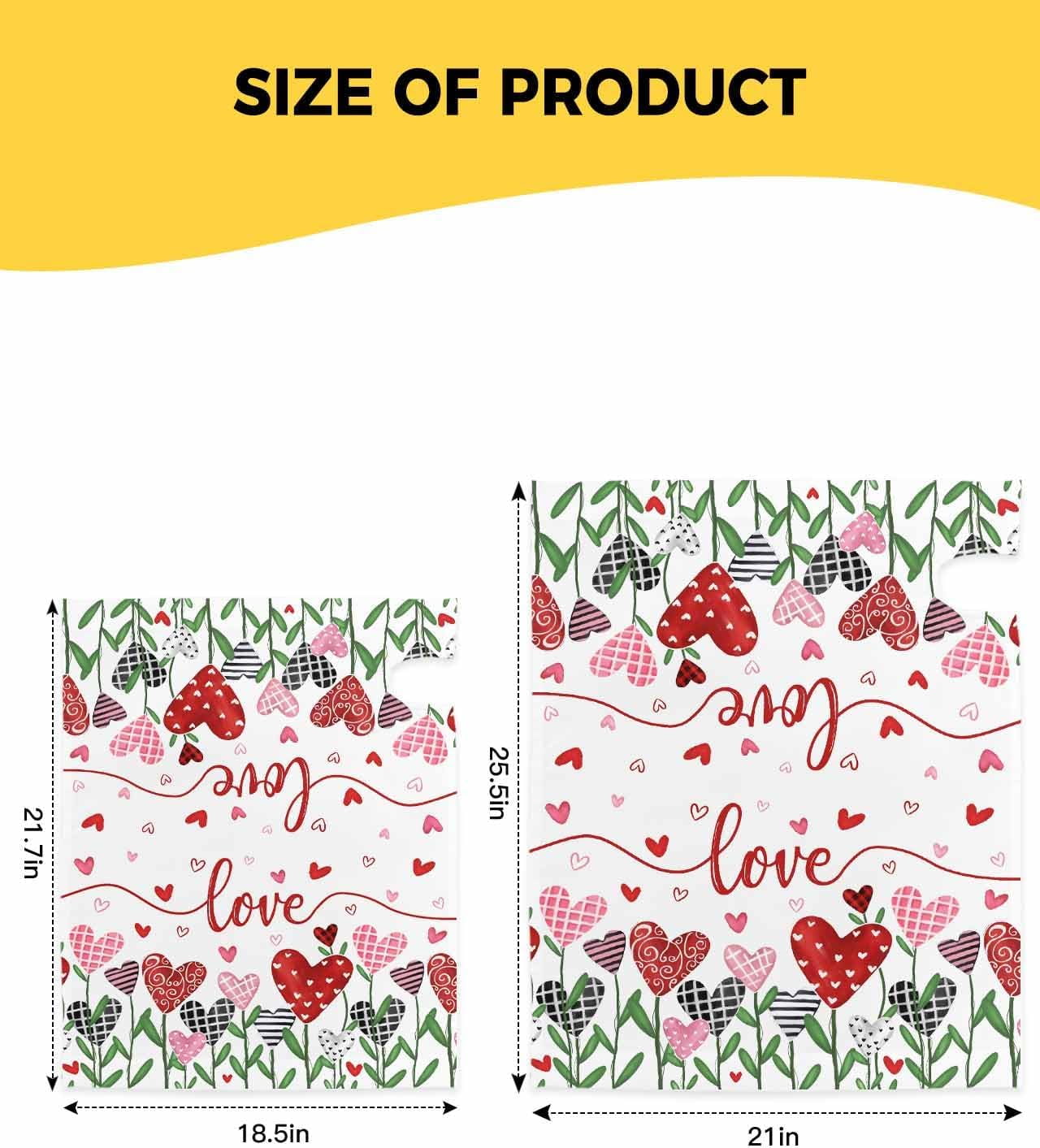 Valentine''s Day Love Tree Mailbox Cover Magnetic Mailbox Wraps,Red Pink Heart Mailbox Covers Large Size 21x25.5 Inch Mail Wrap Post Box Valentines Decoration for Outdoor Gardern Yard