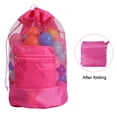 thumbnail image 2 of Bolsa de playa de malla, bolsa grande para juguetes de playa y arena, mochila duradera, juguetes para niños para natación y piscina, bolsas de almacenamiento con cordón, juguetes no, 2 of 8
