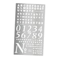 thumbnail image 3 of KLKCMS Metal Journal Stencil Drawing Stencil for Diary Monthly Spread Habit Tracker Style B, 3 of 8