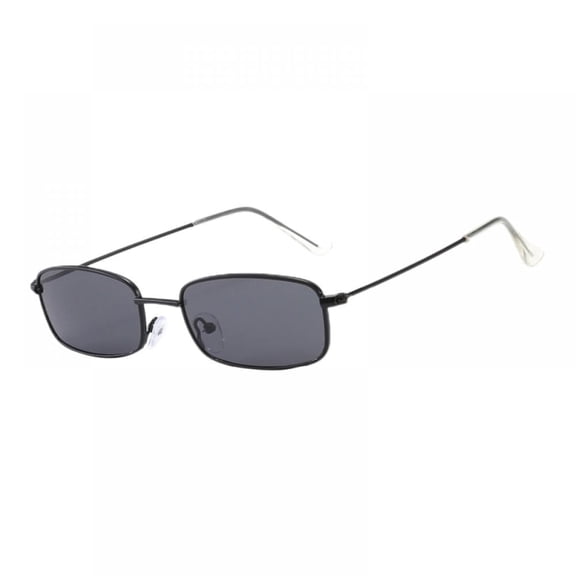 Retro Square Sunglasses for Women Men Small Frame Rectangle Glasses 90s