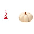 thumbnail image 1 of Escultura Moderna De Calabaza En Forma De Llama De Resina, Cojín De Peluche, Adorno Para Oficina, Patio, Estantería, Dormitorio, Sofá, Regalo Decorativo De Halloween, 1 of 8