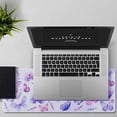 thumbnail image 5 of Purple Butterfly Mouse Pad XL, Extended Large Gaming Mouse Pad, Lavender Butterfly Mousepad, Floral Long Big Desk Mouse Mat, Butterfly Decor Stuff Accessories, 31.5 X 11.8 Inch, 5 of 6