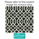 Pillow Perfect 543314 Nouveau Geo Noir/blanc Coussin à Lancer Rectangulaire (Lot de 2) – image 3 sur 5