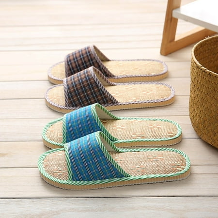 

Gubotare Mens Slippers Men s Cross Band Soft Plush Slippers Cozy Open Toe House Shoes for Indoor Outdoor Lightweigh Breathable Fluffy Furry Slides for Men. Coffee 10